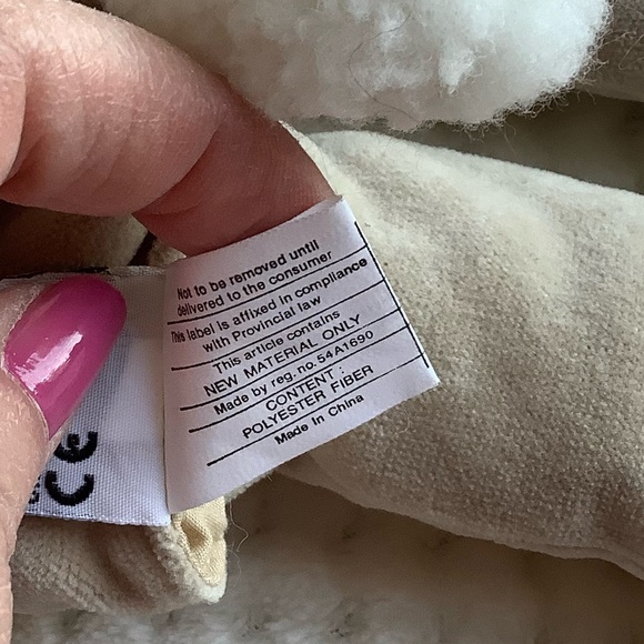 MANHATTAN TOY Plush Bunny Rabbit Hand Puppet Stuffed Animal Toy - Picture 8 of 11